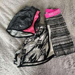 Girls Nike bottom set